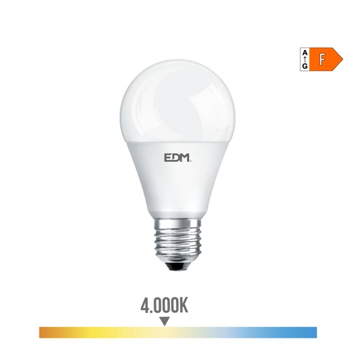 [000003932] BOMBILLA STANDARD LED E27 20W 2100lm 4000K LUZ DIA Ø6,5x12,5cm EDM