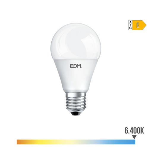 [000003933] BOMBILLA STANDARD LED E27 20W 2100lm 6400K LUZ FRIA Ø6,5x12,5cm EDM
