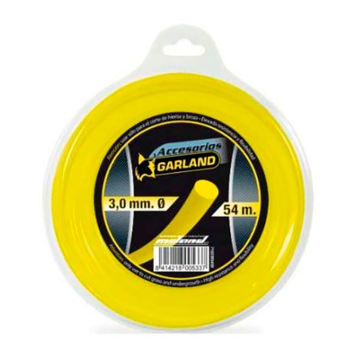 [000003961] S.OF. HILO DISPENSADOR PARA DESBROZADORA 54m Ø3,0mm REDONDO 71023R5430 GARLAND