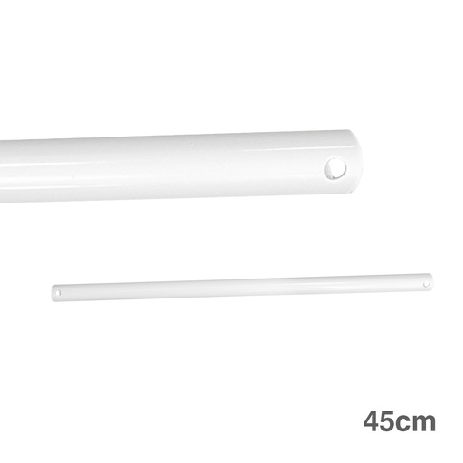 [000003969] TUBO 45cm BLANCO PROLONGADOR PARA VENTILADOR TECHO