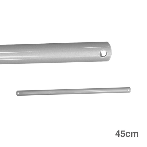 [000003970] TUBO 45cm CROMADO PROLONGADOR PARA VENTILADOR TECHO