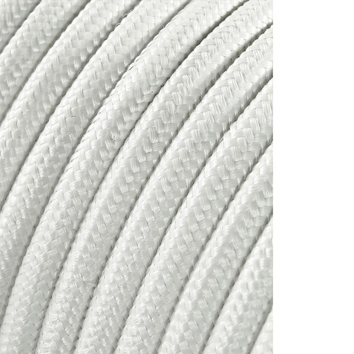 [000004001] CABLE CORDON TUBULAIRE 2x0,75mm C01 BLANCO 5m