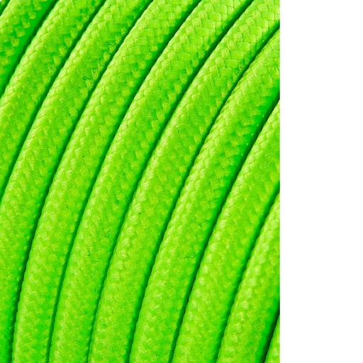 [000004010] CABLE CORDON TUBULAIRE 2x0,75mm FLUOR AMARILLO 5m