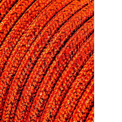 [000004011] CABLE CORDON TUBULAIRE 2x0,75mm MARRON BRILLANTE 5m