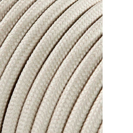 [000004016] CABLE CORDON TUBULAIRE2x0.75mm ALGODON 5m