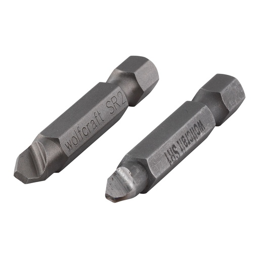 [000004050] PACK DE 2 PUNTAS TORNILLOS DEFECTUOSOS CON CABEZA ESPECIAL 2982000 WOLFCRAFT