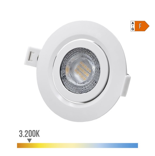 [000004059] DOWNLIGHT LED EMPOTRAR 9W 806Lm RA80 3200K REDONDO COLOR BLANCO Ø9cm EDM