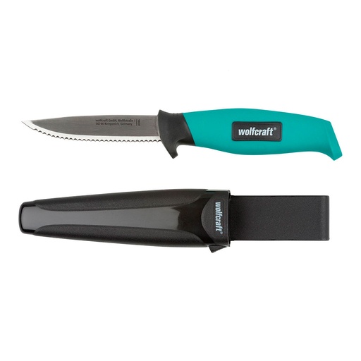 [000004113] CUCHILLO DE EXTERIOR CON ESTUCHE 4086000 WOLFCRAFT