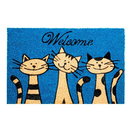 [000004156] FELPUDO 60x40cm MODELO GATOS EDM