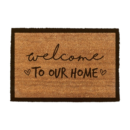 [000004164] FELPUDO 60x40cm MODELO WELCOME TO OUR HOME EDM