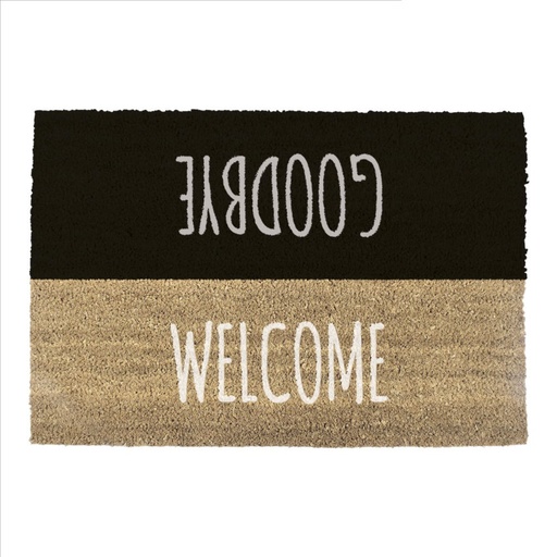 [000004165] FELPUDO 60x40cm MODELO WELCOME-GOODBYE EDM