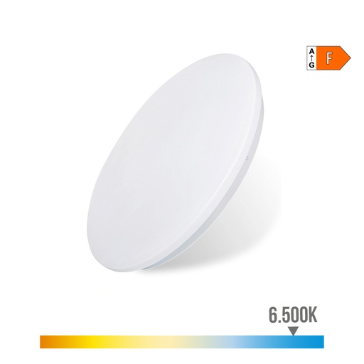 [000004180] PLAFON/APLIQUE LED DE SUPERFICIE 12W 6500K Ø26,5x5,7cm EDM