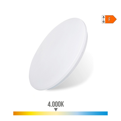 [000004192] S.OF.  PLAFON/APLIQUE LED DE SUPERFICIE 18W 4000K Ø33x6,6cm EDM