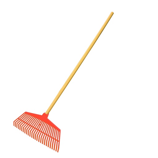 [000004261] RASTRILLO PEQUEÑO DE JARDIN 44x23x116cm COLOR NARANJA EDM