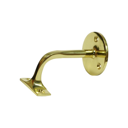 [000004274] SOPORTE BARANDILLA LATON PULIDO 3 TORNILLOS EDM