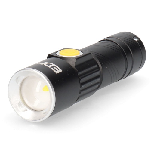 [000004290] MINI LINTERNA CON ZOOM 1 LED 120lm 7500K RECARGABLE CON USB. EDM