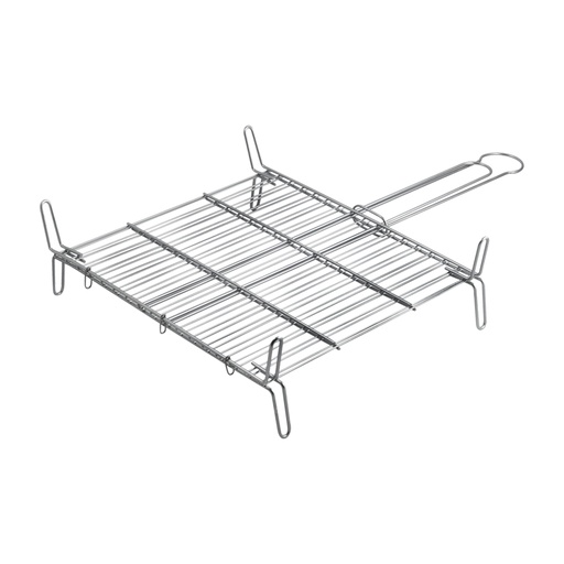 [000004352] PARRILLA DOBLE 40X40CM  EDM