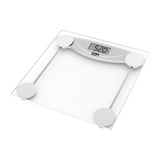[000004441] BASCULA TRANSPARENTE MAX 180kg EDM