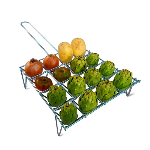 [000004447] PARRILLA PARA VERDURAS 16 unid.