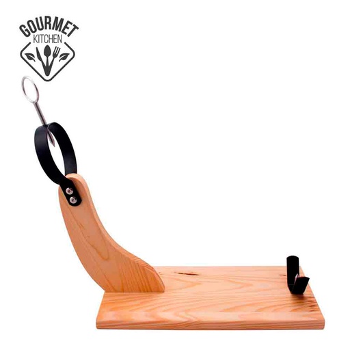 [000004490] JAMONERO DE MADERA DE PINO CLARO