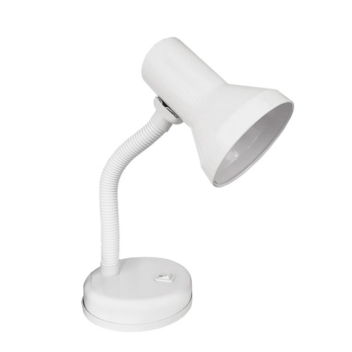 [000004504] FLEXO DE SOBREMESA MODELO LONDON E27 60W COLOR BLANCO EDM