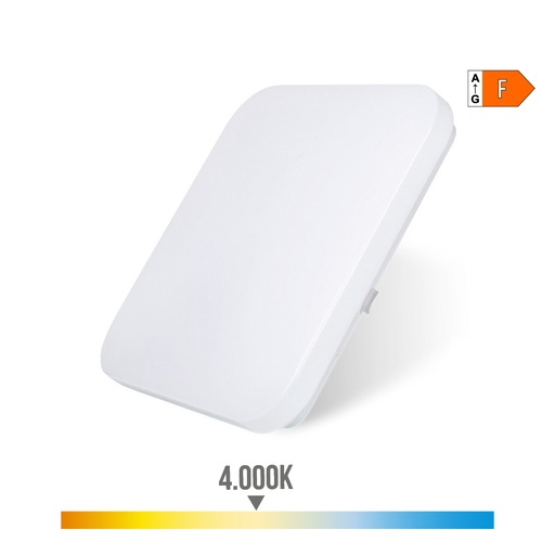 [000004515] APLIQUE SUPERFICIE LED EXTRAPLANO 18W 4000K 33x33x7,1cm EDM