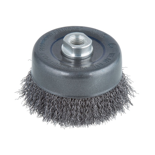 [000004524] CEPILLO DE COPA DE ALAMBRE DE ACERO, M14 Ø100mm 2151000 WOLFCRAFT