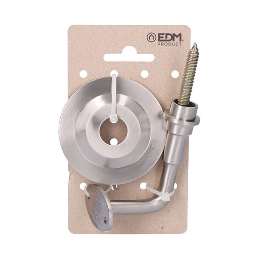 [000004530] SOPORTE BARANDILLA LATON NIQUEL MATE EDM
