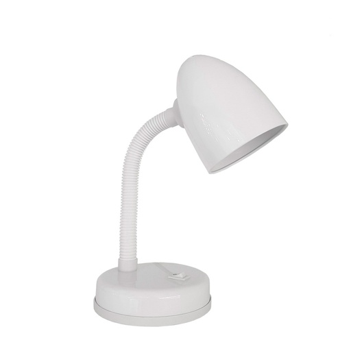 [000004535] FLEXO DE SOBREMESA MODELO AMSTERDAM E27 60W COLOR BLANCO EDM