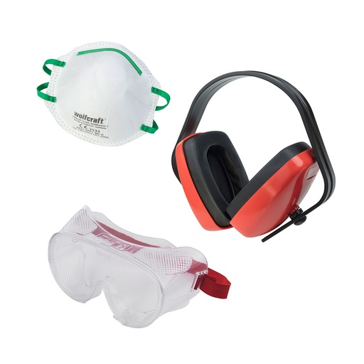 [000004542] JUEGO DE PROTECCIÓN LABORAL 3 PIEZAS. 4871000 WOLFCRAFT