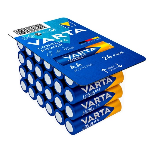 [000004544] PILA VARTA  LONGLIFE POWER AA - LR06 CAJA 24 UNID  Ø14,5x50,5mm