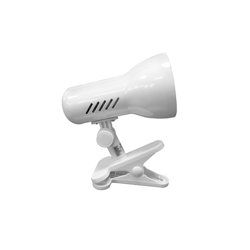 [000004557] FOCO CON PINZA COLOR BLANCO E27 MODELO GALAXY EDM