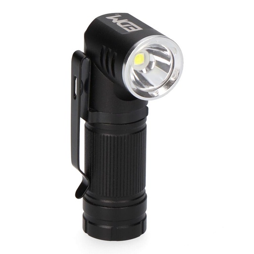 [000004607] MINI LINTERNA LED. CABEZAL DIRECCIONABLE. RECARGABLE 8W 450lm EDM