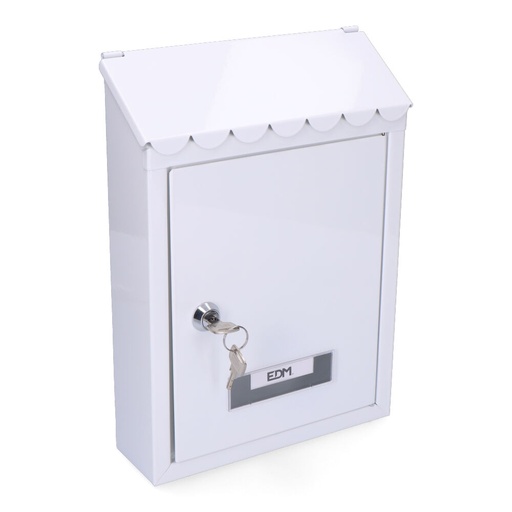 [000004681] BUZON DE ACERO MODELO STANDARD BLANCO. EDM