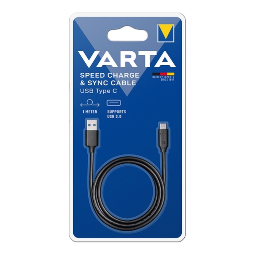[000004687] CABLE CARGADOR RAPIDO  VARTA  USB CONECTOR C