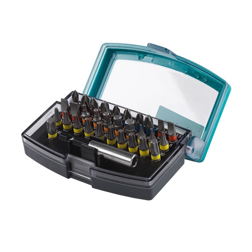 [000004751] CAJA DE PUNTAS SOLID, CON PORTAPUNTAS MAGNÉTICO Y 31 PUNTAS 2975000 WOLFCRAFT