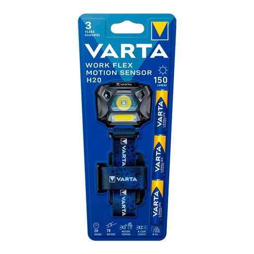 [000004783] LINTERNA WORK FLEX MOTION SENSOR H20  VARTA