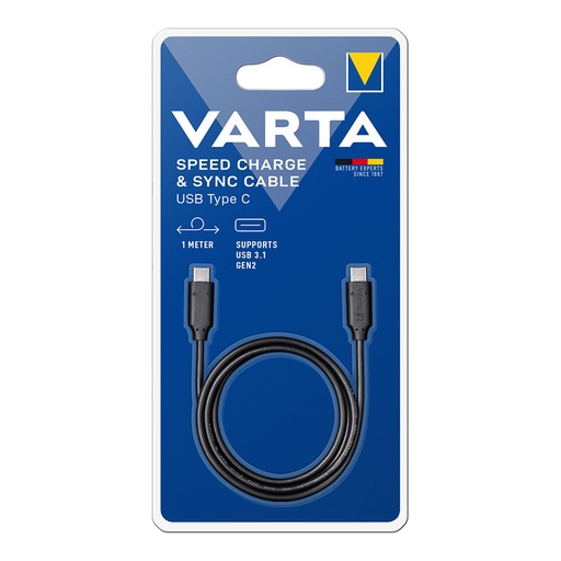 [000004802] CABLE CARGADOR VARTA USB TIPO C