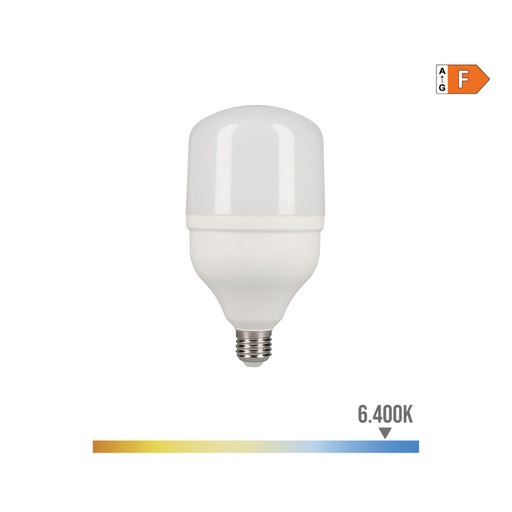 [000004835] BOMBILLA INDUSTRIAL LED E27 40W 3200lm 6400K LUZ FRIA Ø10x20cm EDM