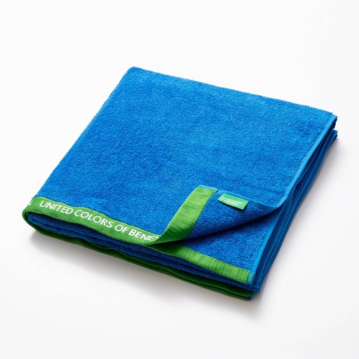 [000004894] TOALLA DE PLAYA 160x90cm 450g/m² AZUL BENETTON