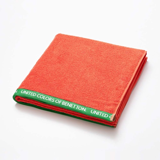 [000004895] TOALLA DE PLAYA 160x90cm 450g/m² ROJO BENETTON