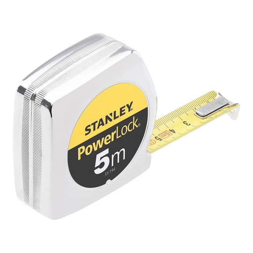 [000004946] ULT. UNIDADES FLEXÓMETRO POWERLOCK CLASSIC 5m x 19mm 0-33-194 STANLEY