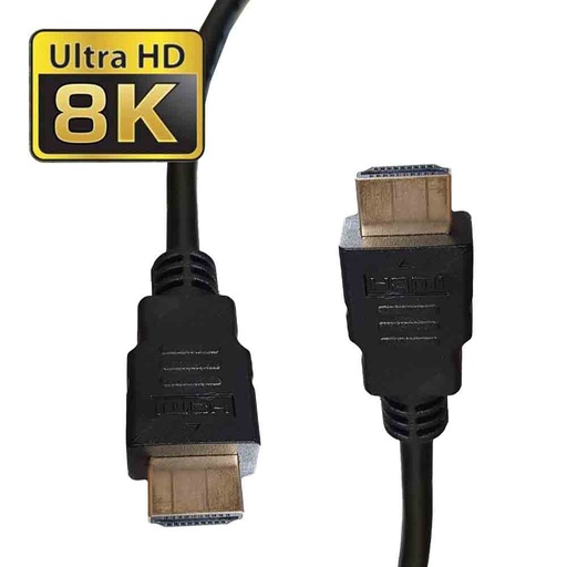 [000005025] CABLE HDMI 2.1 10K: 60HZ/4K: 120HZ ALTA CALIDAD 5m