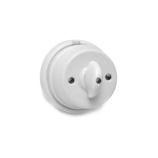 [000005097] CONMUTADOR LAZO PORCELANA SERIE VINTAGE 10A 250V