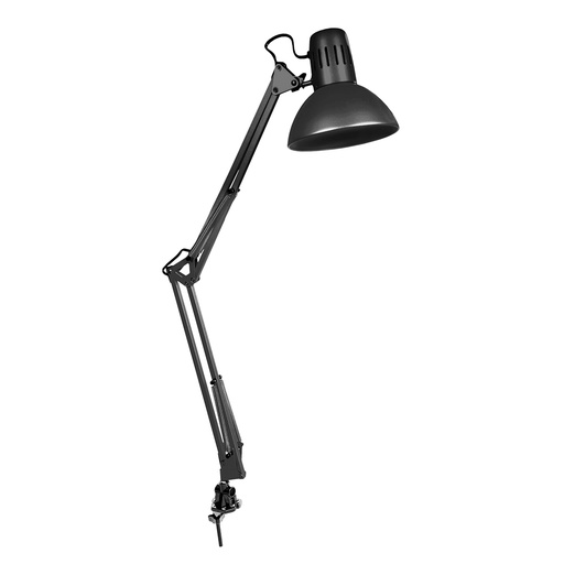 [000005100] FLEXO (ARQUITECTO) MODELO MELBOURNE CON MORDAZA DE FIJACIÓN COLOR NEGRO E27 60W EDM
