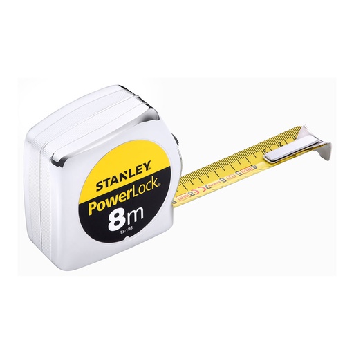 [000005108] ULT. UNIDADES FLEXÓMETRO POWERLOCK CLASSIC 8m x 25mm 0-33-198 STANLEY