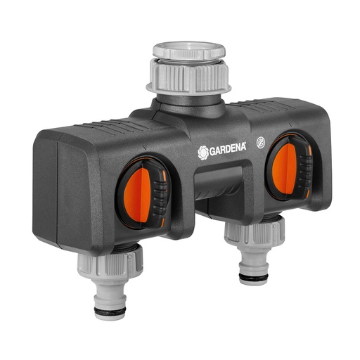 [000005110] DISTRIBUIDOR 2 VÍAS CON ADAPTADOR GARDENA