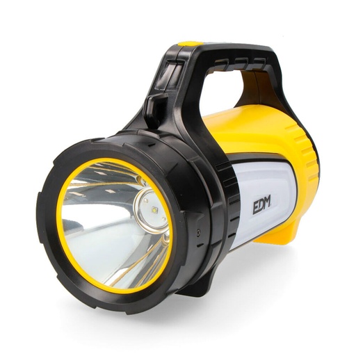 [000005185] LINTERNA MULTIFUNCION LARGO ALCANCE. PORTATIL LUZ PRINCIPAL 10W + LATERAL 3W Y POWER BANK 350lm EDM