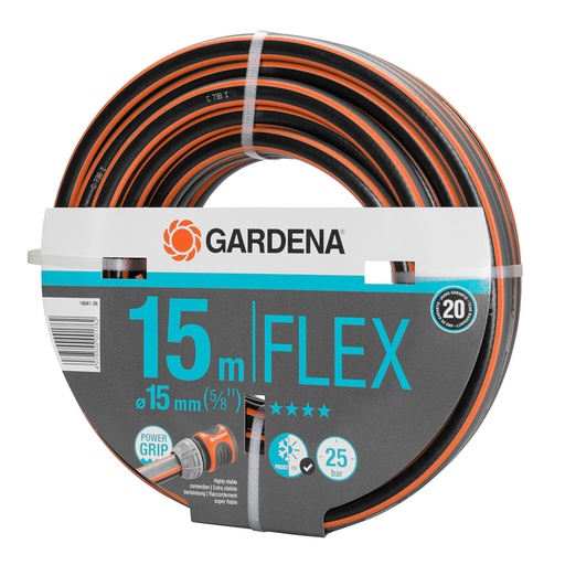 [000005198] MANGUERA DE RIEGO FLEX Ø15mm (5/8") ROLLO 15m. GARDENA