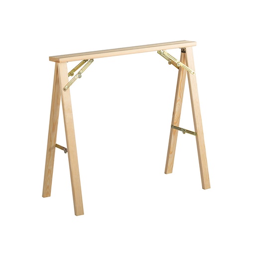 [000005226] CABALLETE PINO MACIZO PLEGABLE KIPLI 73,5x79,5x40cm ASTIGARRAGA